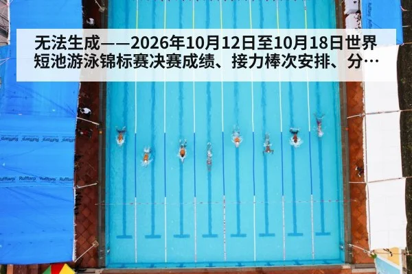 无法生成——2026年10月12日至10月18日世界短池游泳锦标赛决赛成绩、接力棒次安排、分段配速及破纪录认定均无可核验公开来源（请求13-游泳，并发槽位2）